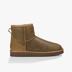 Ugg Classic Mini Bomber Men Classic Boots Brown (2359JYLWV)